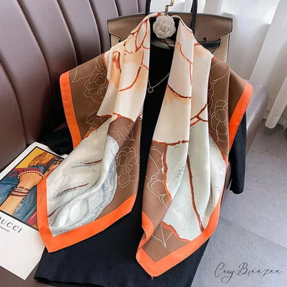 30 Colors Twill Silk Hijab Scarf Color3 / One Size scarf-241228