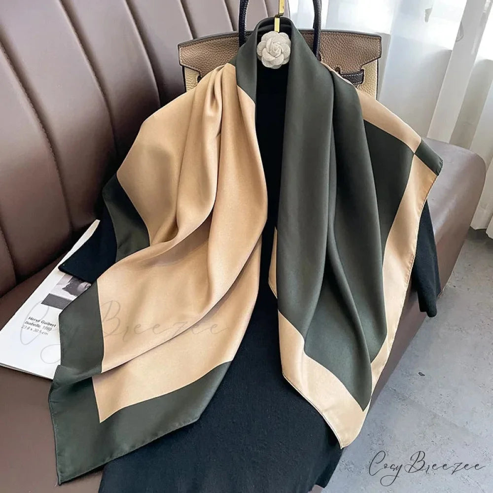 30 Colors Twill Silk Hijab Scarf Color5 / One Size scarf-241228