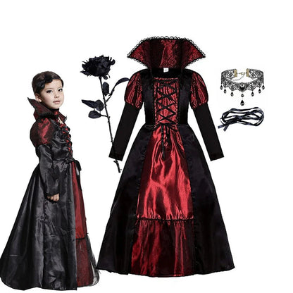 Vampire Dress Halloween Party Kid Costumes