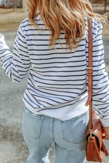 Arm Striped Long Top