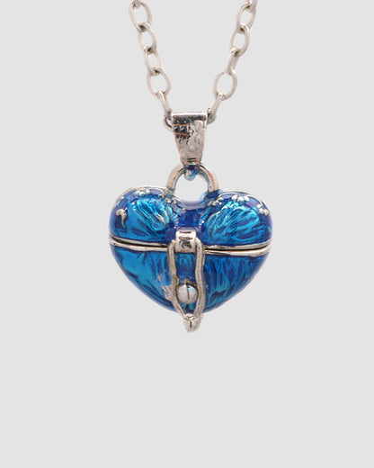 with Necklace Locket Heart Chain Pendant