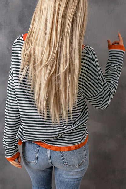 All Around The Charming Way Striped Top