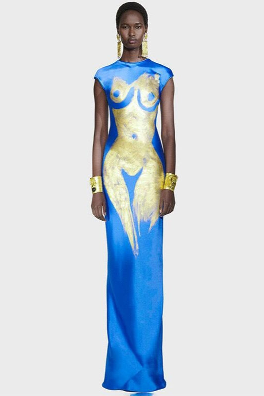 3D Print Backless Evening Dress