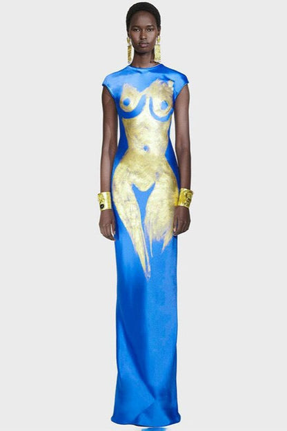 3D Print Backless Evening Dress