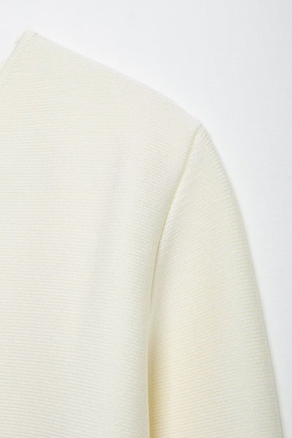 Asymmetrical Button Knit Cardigan