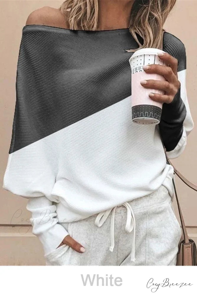 5 in T-shirt Off-Shoulder Colors S / White