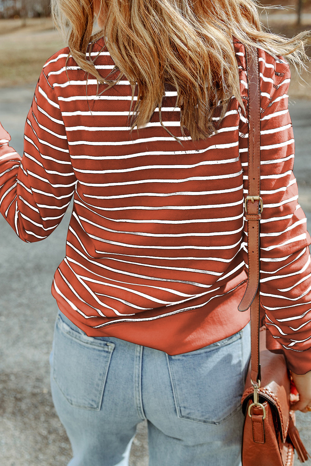 Arm Striped Long Top