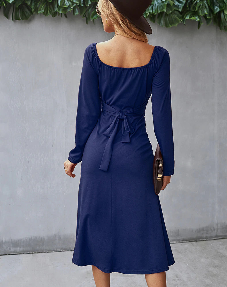 ROMANTIC DRESS - SOLID COLOR BOTTOMING