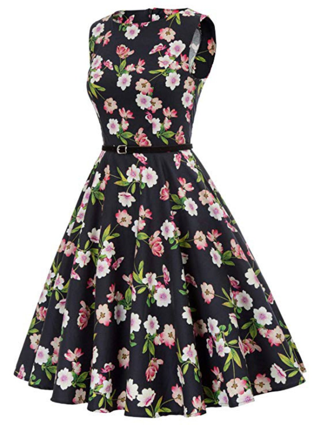 Vintage 1950's Short Print Dress