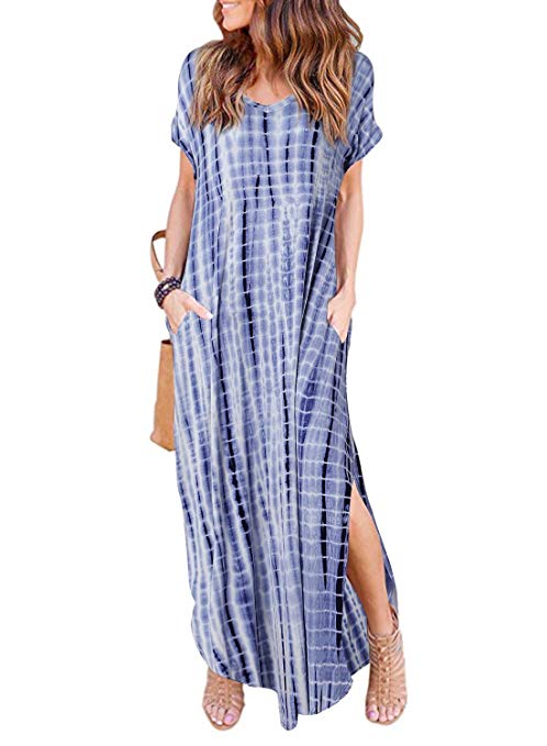 Summer Maxi Dress with Pockets for Women