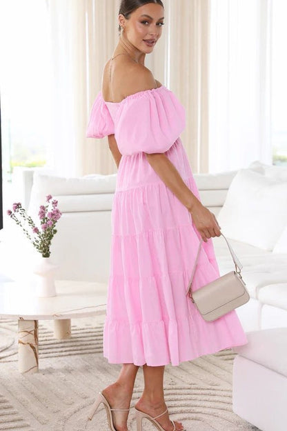 Anne Elegant Tiered Dress