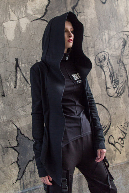 Oversized Hooded Cape Hoodie