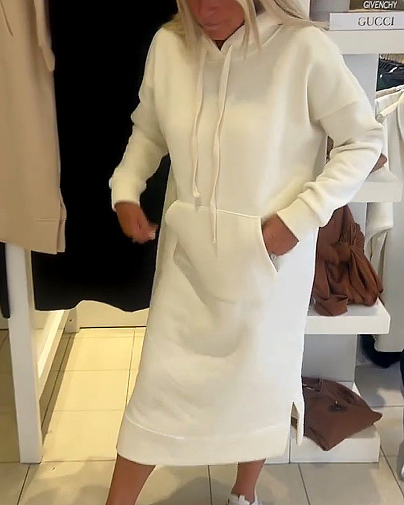 White Hooded Dress