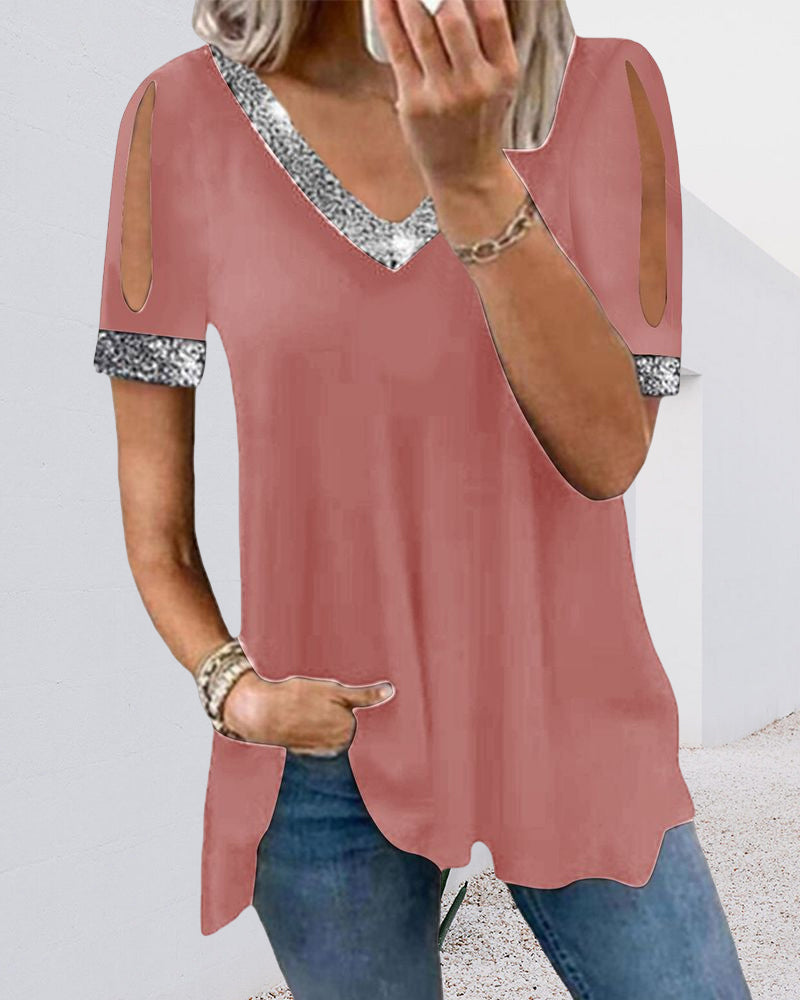 Basic V-neck Tee