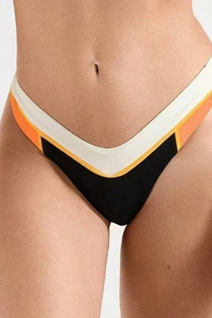 Sporty Backless Bikini Two Piece Swim Set