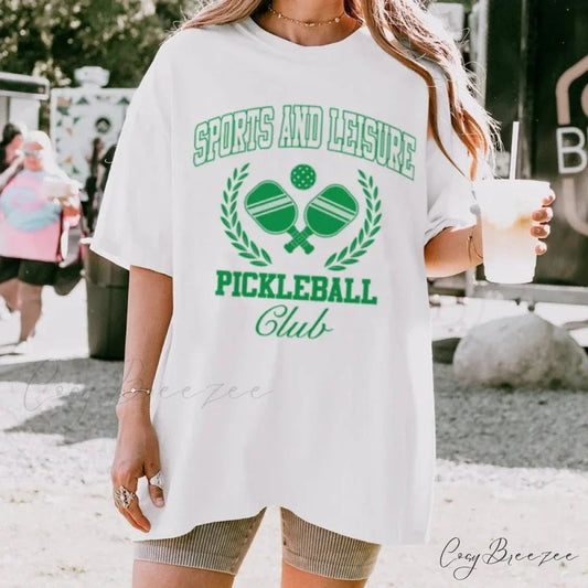 90s Throwback Pickleball Club Tee WHITE / S t-shirt-250223