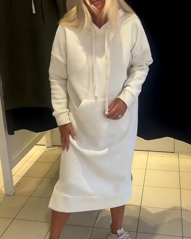 White Hooded Dress