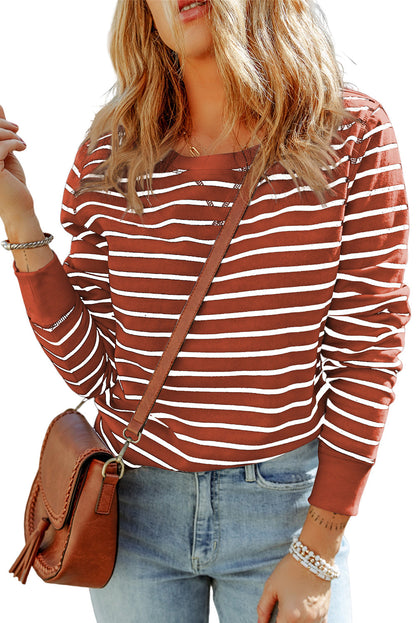 Arm Striped Long Top