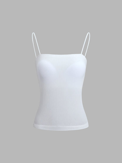 Basic Cami Graceful Padded Tank Top