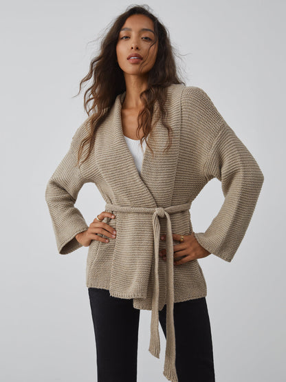 All I Graceful Wanted Tie Cardigan