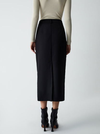 Asymmetric Layer Graceful Maxi Skirt