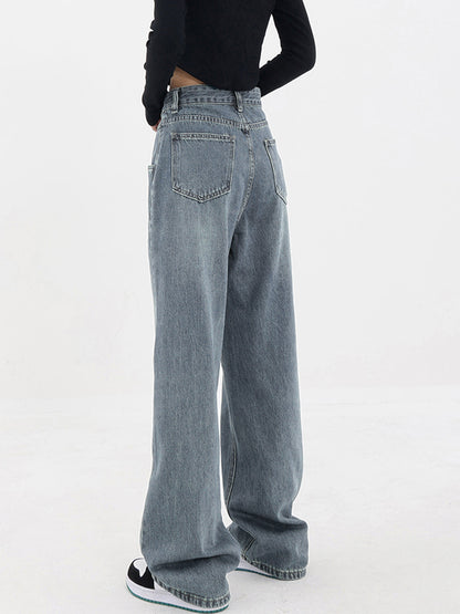 Baddie Baggy Wide Trendy Leg Boyfriend Jeans