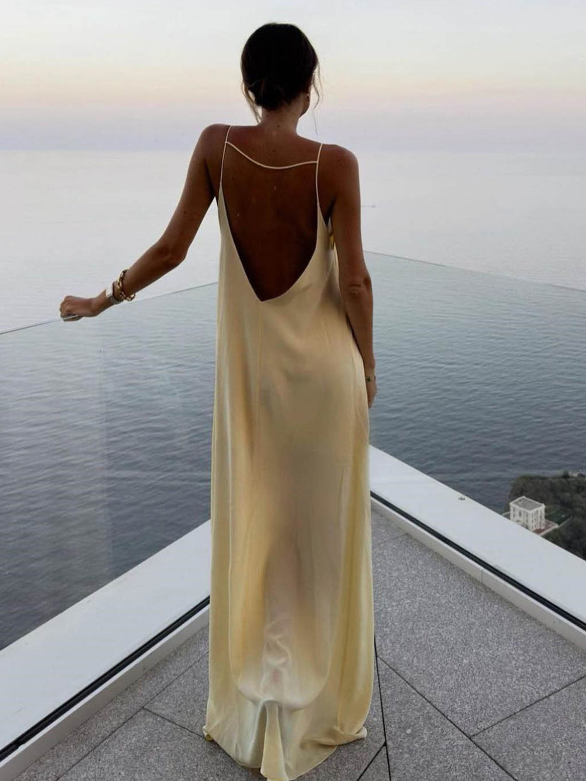 Backless Vacation Graceful Long Dress