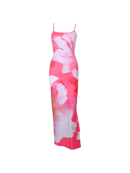 Cosybreezee - Floral Print Cami Long Dress