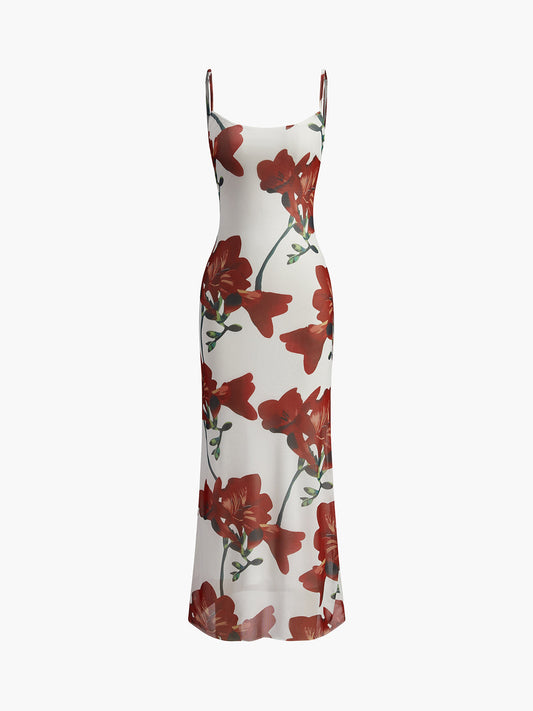 Cosybreezee - Floral Cami Long Dress