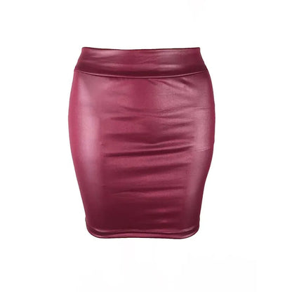 Black Slim Sexy Fashion High Waist Korean Chic Mini Skirt