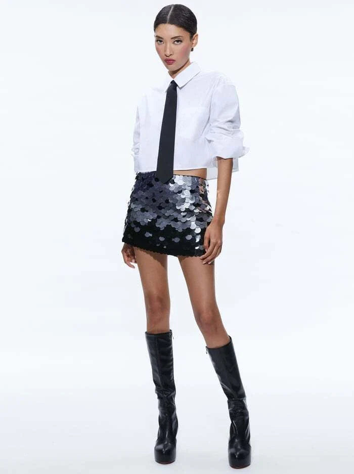 Rubi Sequin Stylish Mini Skirt