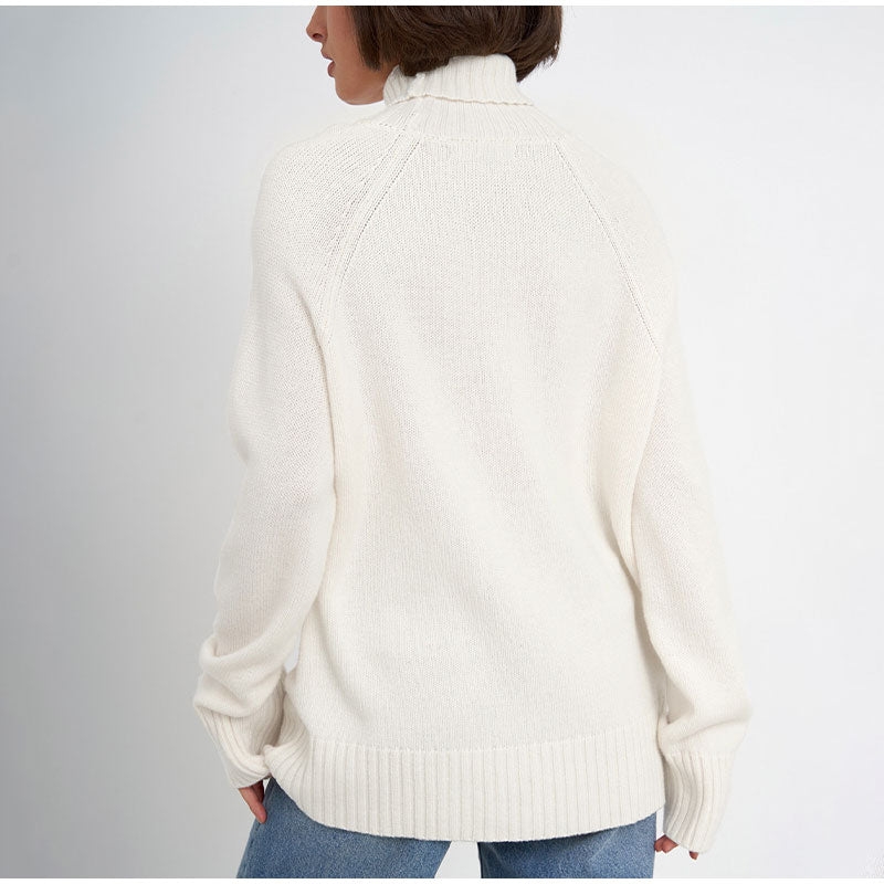 Renee Turtleneck Raglan Sleeves Women Sweater