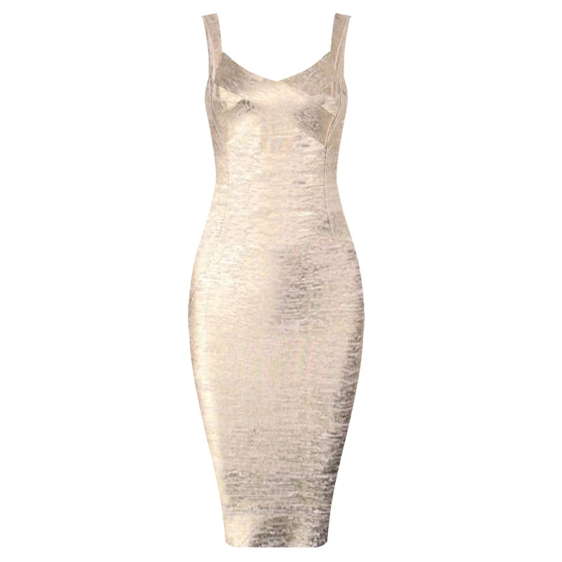 Sleeveless Rayon Bodycon Party Dress