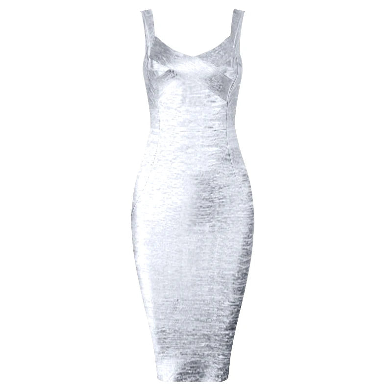 Sleeveless Rayon Bodycon Party Dress