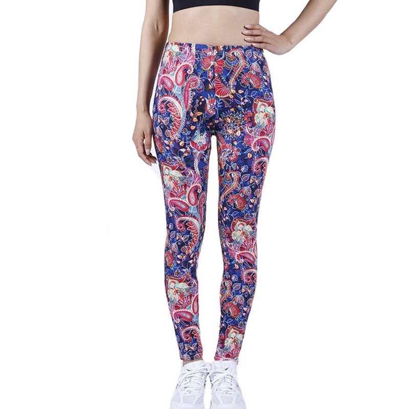 Tie Dye Printing Bottom Fitness Pants Sexy Trousers