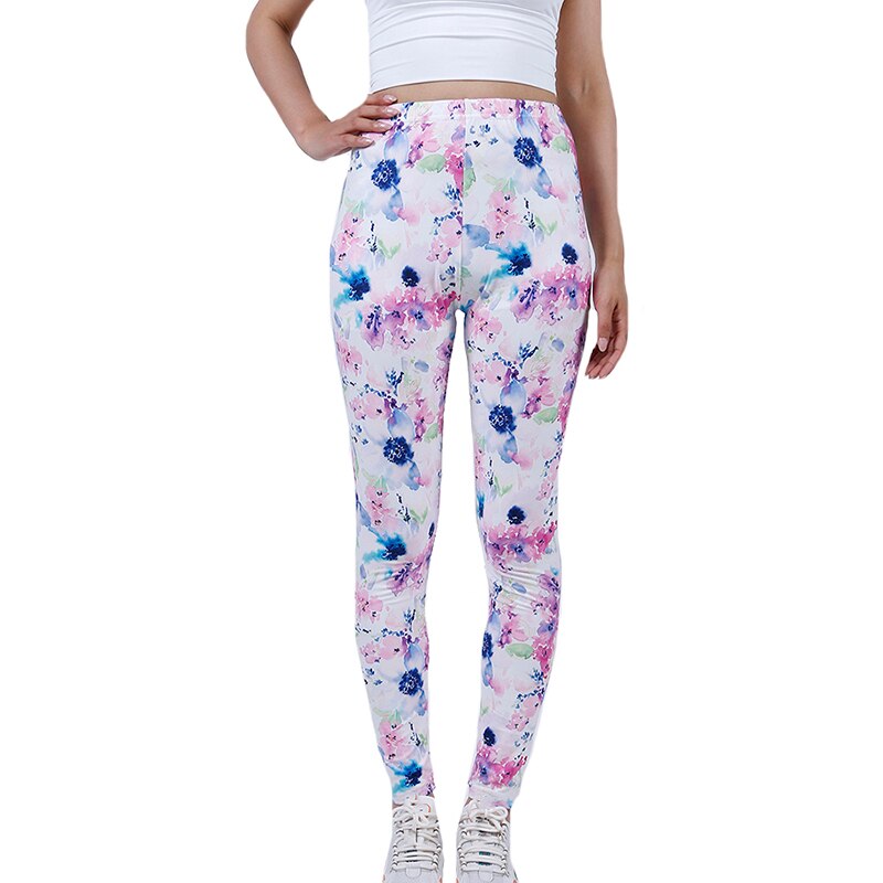 Tie Dye Printing Bottom Fitness Pants Sexy Trousers