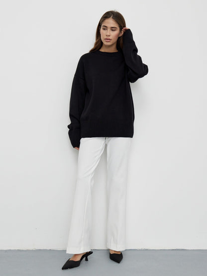 Cosybreezee - Audrey O Neck Oversized Casual Women Sweater