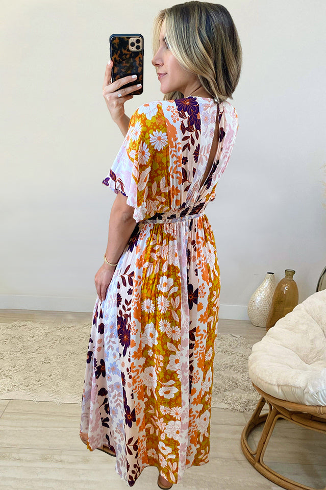 Bohemian Elegant Floral Dress