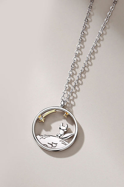 Little Prince & Fox Couple Necklace