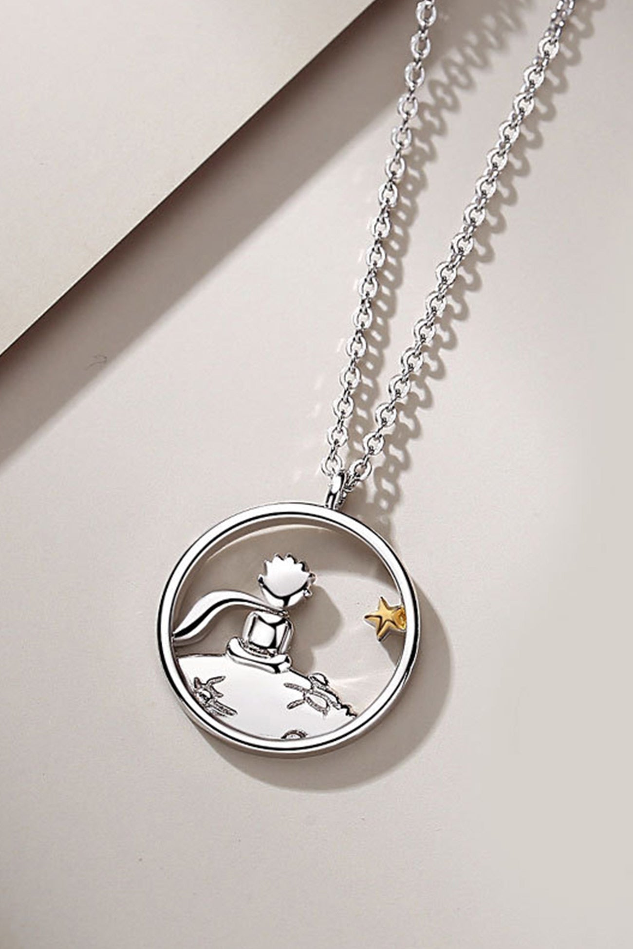 Little Prince & Fox Couple Necklace