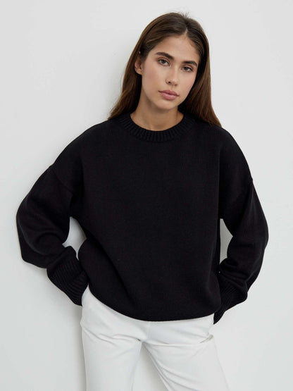 Cosybreezee - Audrey O Neck Oversized Casual Women Sweater