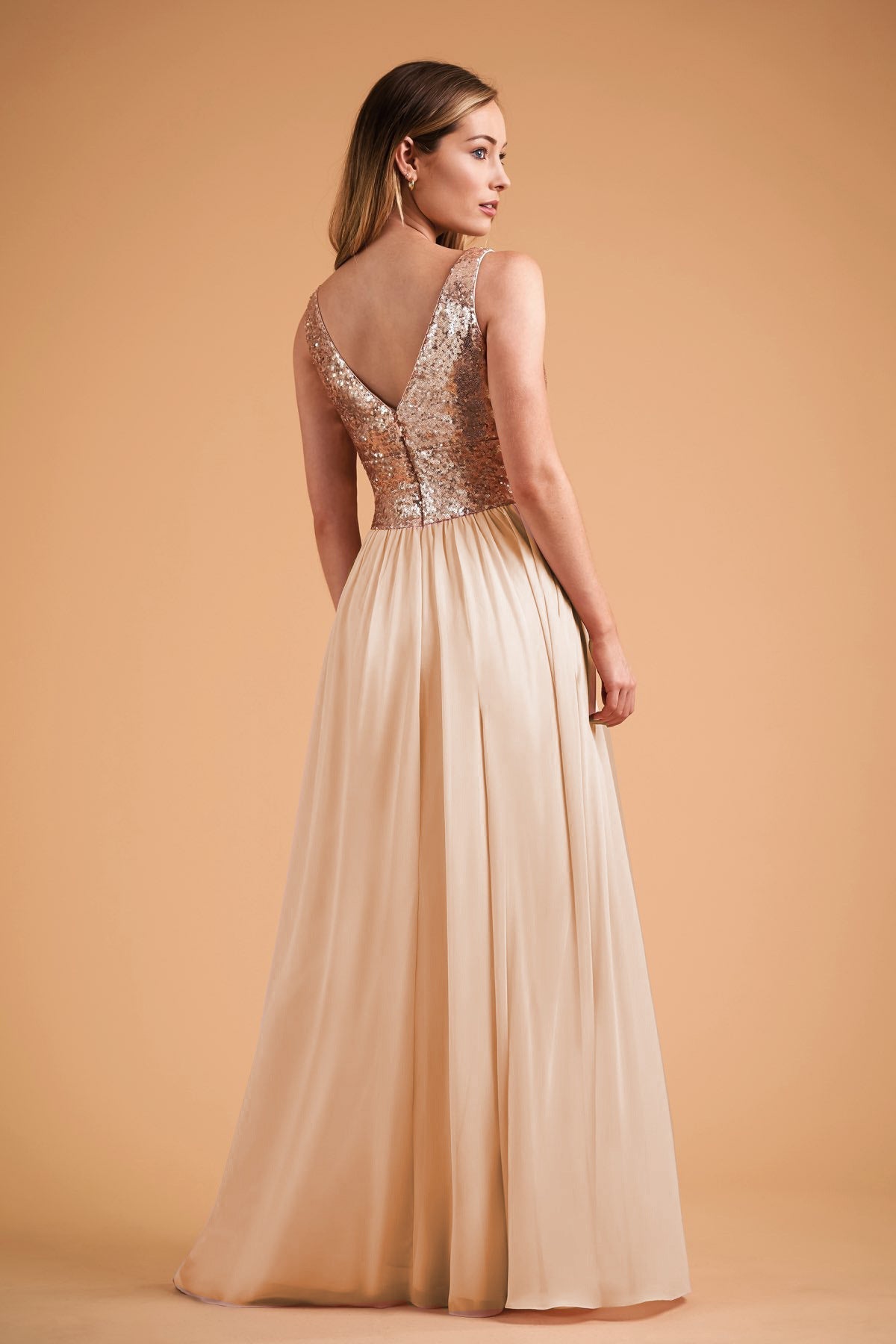 Cosybreezee - Adina Sequin Ball Gown with Charming Satin Detail