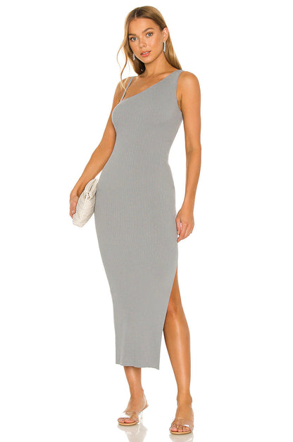 Cosybreezee - Alessandra One Shoulder Midi Dress