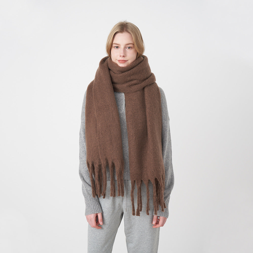 Thick Warm Soft Chunky Cozy Elegant Stylish Classic Long Scarf