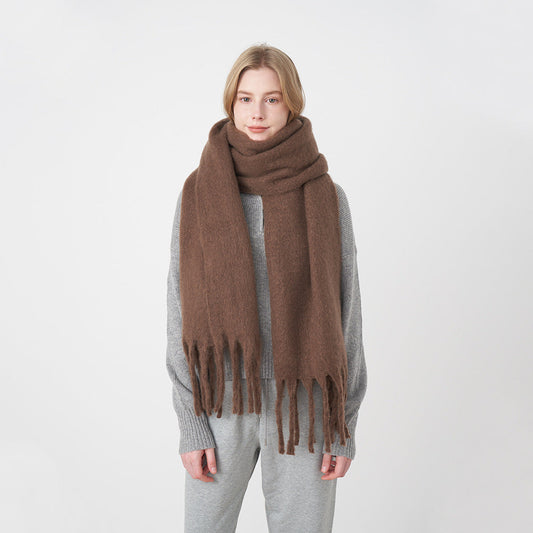 Thick Warm Soft Chunky Cozy Elegant Stylish Classic Long Scarf