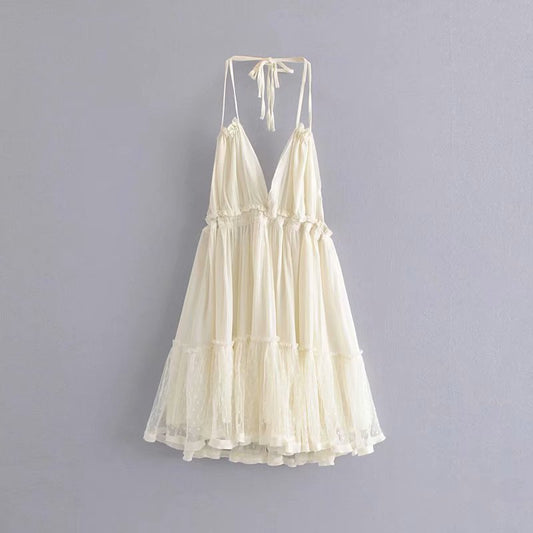 Weekend Getaway Stylish Linen Skater Dress