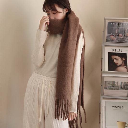 Soft Warm Cozy Elegant Trendy Classic Comfortable Knitted Scarf