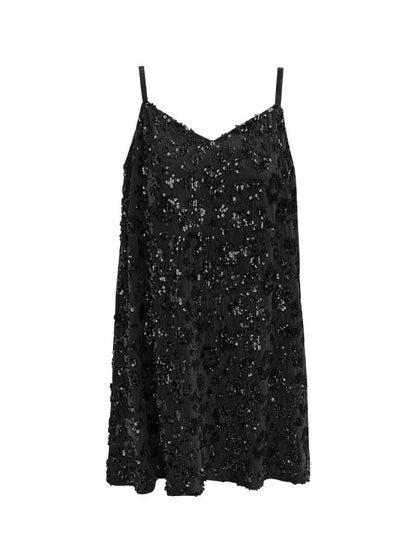 Sequin Slimming Suspender Dress For Women