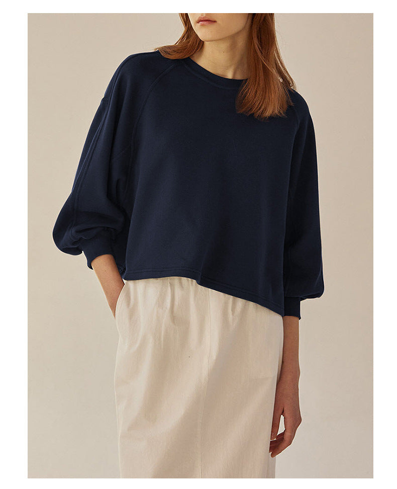 Cosybreezee - Adriana Woman Loose Short Lantern Sleeve Sweater