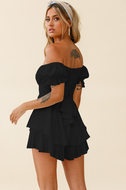 Boho Off Stylish Shoulder Romper